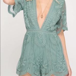 Lace Romper